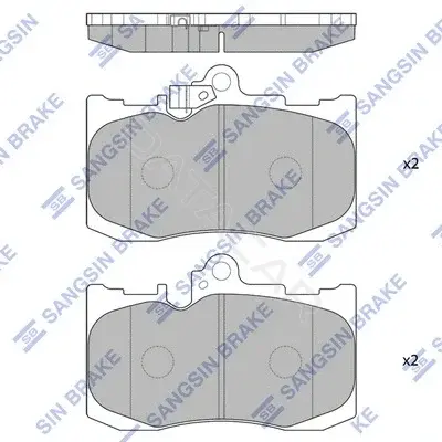 Тормозные колодки Hi-Q SP1773