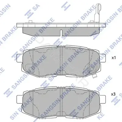 Тормозные колодки Hi-Q SP1777