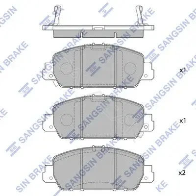 Тормозные колодки Hi-Q SP1779