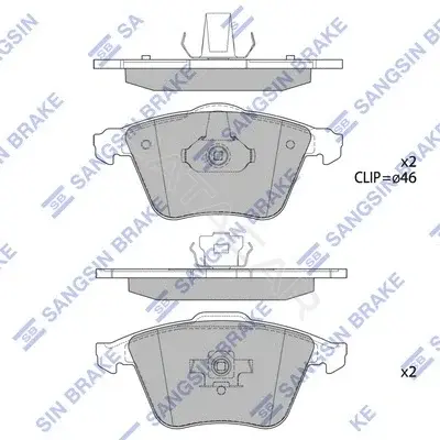 Тормозные колодки Hi-Q SP1784