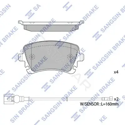 Тормозные колодки Hi-Q SP1818