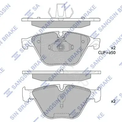 Тормозные колодки Hi-Q SP1821