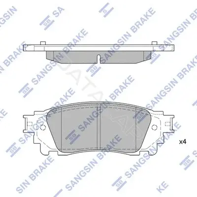 Тормозные колодки Hi-Q SP1827