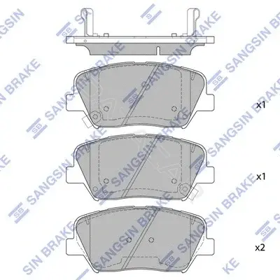 Тормозные колодки Hi-Q SP1833
