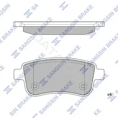 Тормозные колодки Hi-Q SP1839