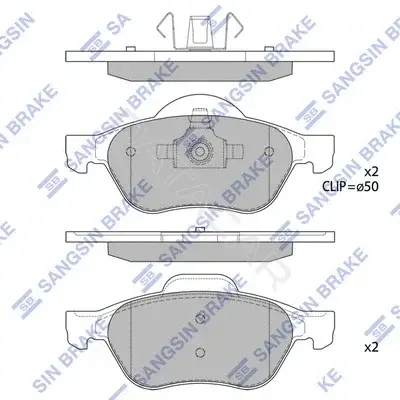 Тормозные колодки Hi-Q SP1840