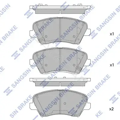 Тормозные колодки Hi-Q SP1842