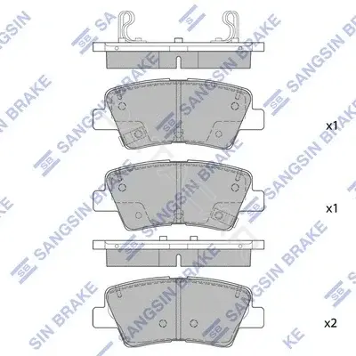 Тормозные колодки Hi-Q SP1846