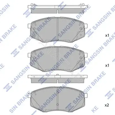 Тормозные колодки Hi-Q SP1847
