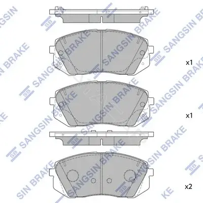 Тормозные колодки Hi-Q SP1848