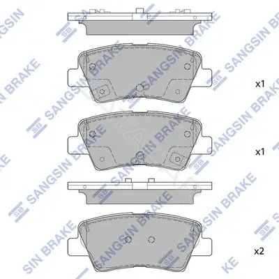 Тормозные колодки Hi-Q SP1851