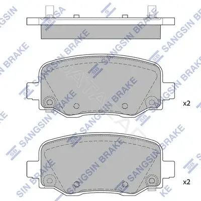 Тормозные колодки Hi-Q SP1858