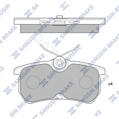 Тормозные колодки Hi-Q SP1865