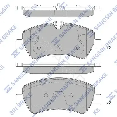 Тормозные колодки Hi-Q SP1884