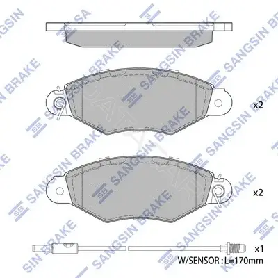 Тормозные колодки Hi-Q SP1891