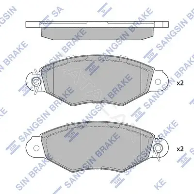 Тормозные колодки Hi-Q SP1891A