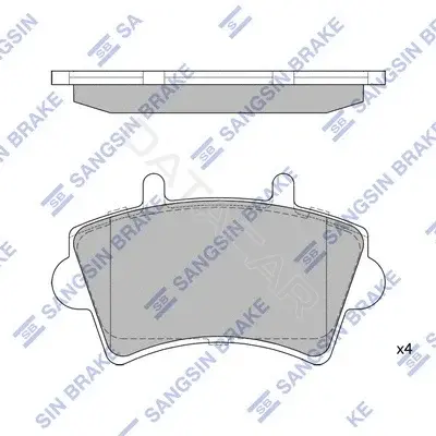 Тормозные колодки Hi-Q SP1894