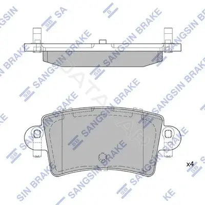 Тормозные колодки Hi-Q SP1895