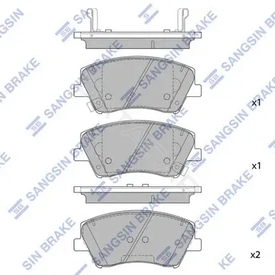 Тормозные колодки Hi-Q SP1905