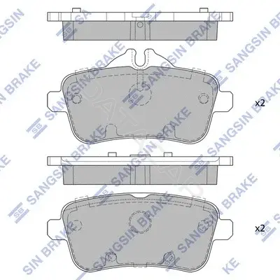 Тормозные колодки Hi-Q SP1909