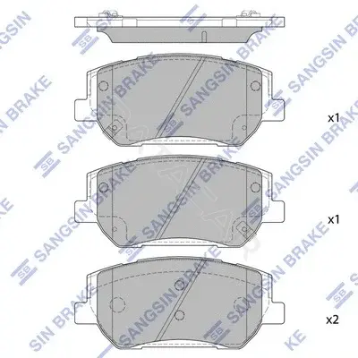 Тормозные колодки Hi-Q SP1913