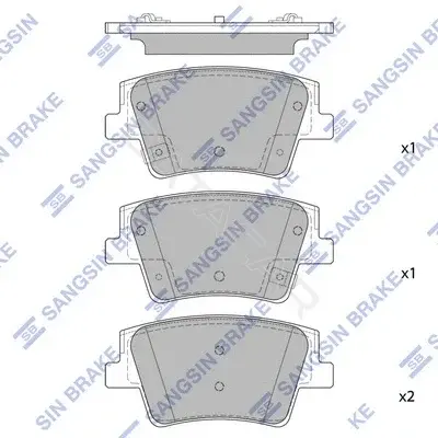 Тормозные колодки Hi-Q SP1914