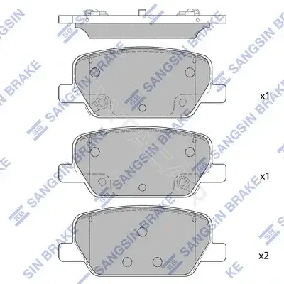 Тормозные колодки Hi-Q SP1915