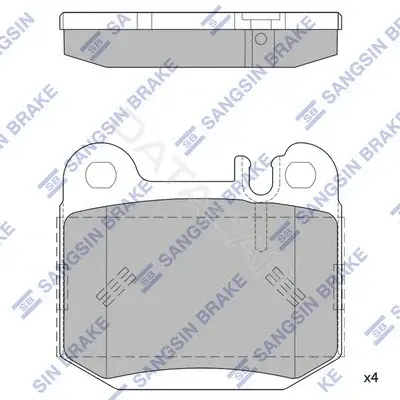 Тормозные колодки Hi-Q SP1930