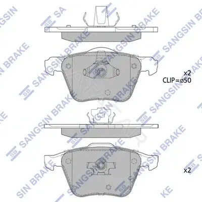 Тормозные колодки Hi-Q SP1932