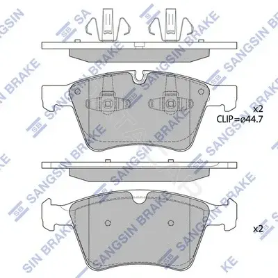 Тормозные колодки Hi-Q SP1935