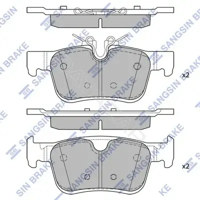 Тормозные колодки Hi-Q SP1938