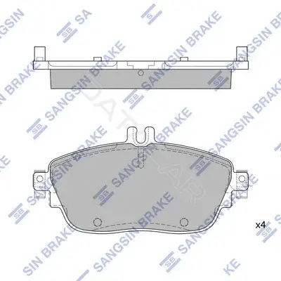 Тормозные колодки Hi-Q SP1966