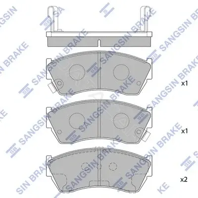 Тормозные колодки Hi-Q SP2009