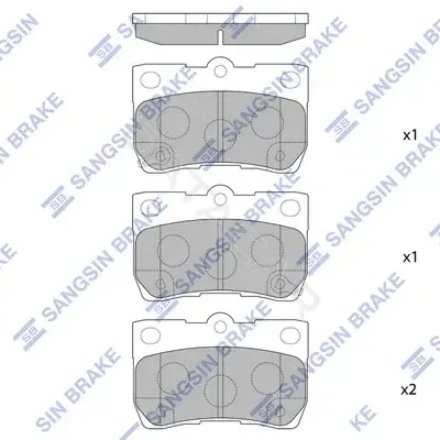 Тормозные колодки Hi-Q SP2083