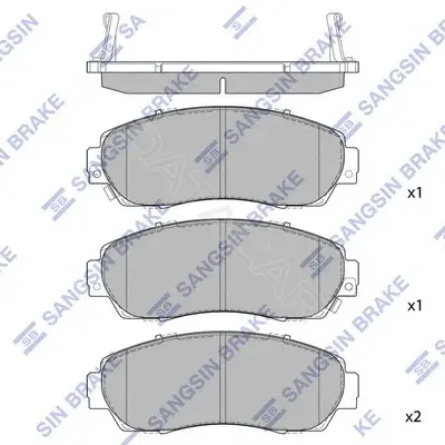 Тормозные колодки Hi-Q SP2115