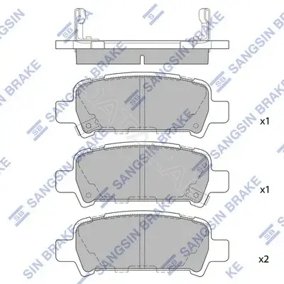 Тормозные колодки Hi-Q SP2120