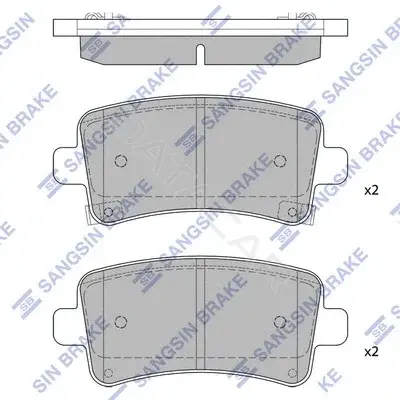 Тормозные колодки Hi-Q SP2135