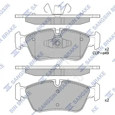 Тормозные колодки Hi-Q SP2160