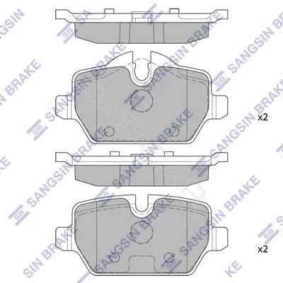 Тормозные колодки Hi-Q SP2161