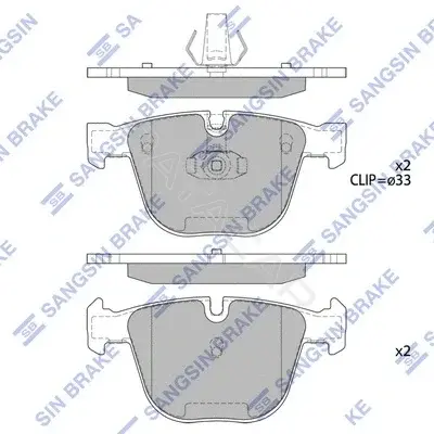 Тормозные колодки Hi-Q SP2164