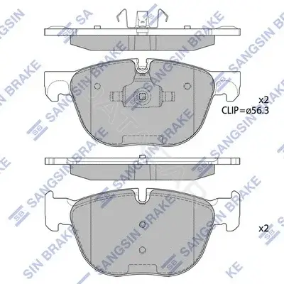 Тормозные колодки Hi-Q SP2172