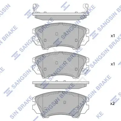 Тормозные колодки Hi-Q SP2175