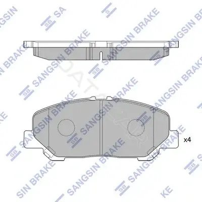 Тормозные колодки Hi-Q SP2183