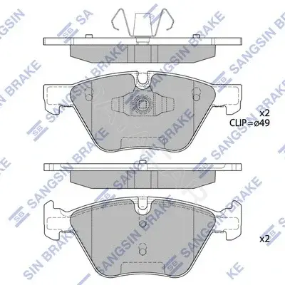 Тормозные колодки Hi-Q SP2214