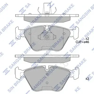 Тормозные колодки Hi-Q SP2216