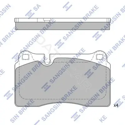 Тормозные колодки Hi-Q SP2231