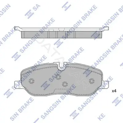 Тормозные колодки Hi-Q SP2236