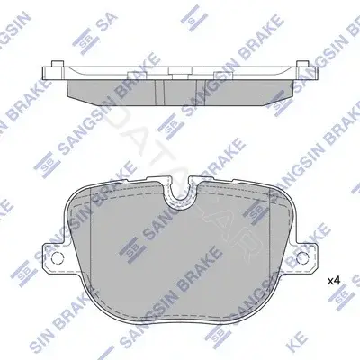 Тормозные колодки Hi-Q SP2237