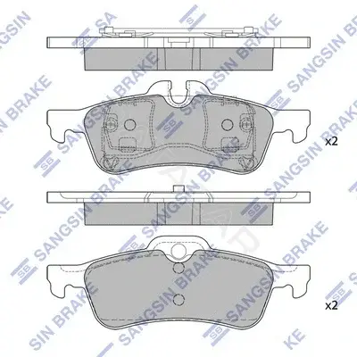 Тормозные колодки Hi-Q SP2244