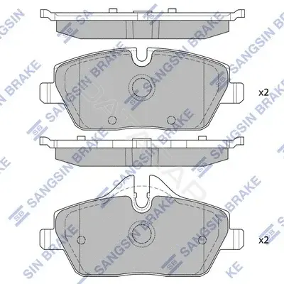 Тормозные колодки Hi-Q SP2245